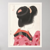 Poster Yamakawa Shuho Red Collar Elégance Japonaise Asiat (Devant)