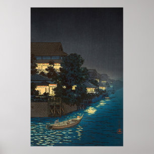 Poster Yanagibashi par Tsuchiya Koitsu