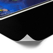 Poster Yap Micronésie De L'Art Spatial Satellite (Coin)