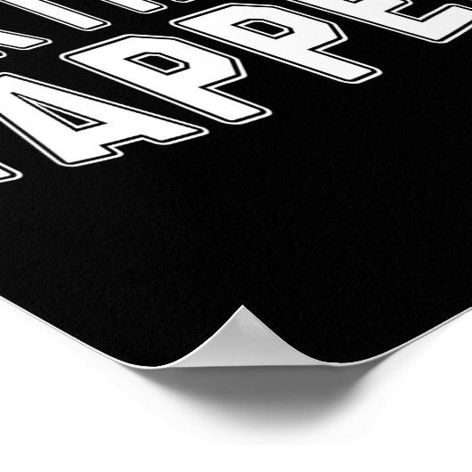Poster Yapper certifié Funny Professional Yapper (Coin)