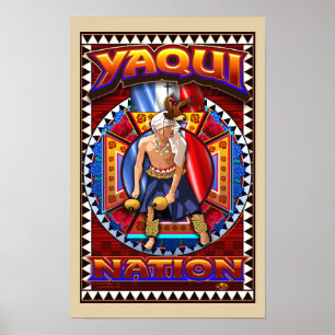 Poster Yaqui Nation Deer Dancer art