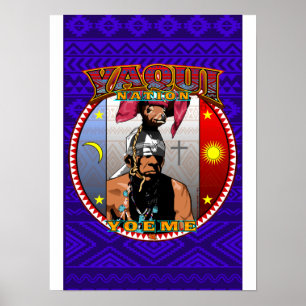 Poster yaqui nation yoeme