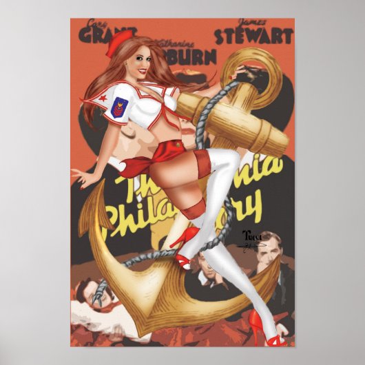 Poster Yar Philadelphia Histoire Sailor Girl (Devant)