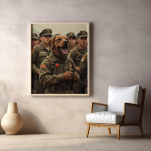 Poster Yard Duty Maintenant, Bouddles Plus Tard Soldat