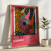 Poster Yayoi Kusama Abstract Rhino Colorful Exhibition