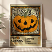 Poster Yayoi Kusama Pop Art Pumpkin Exhibition
