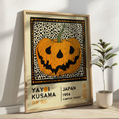 Poster Yayoi Kusama Pop Art Pumpkin Exhibition