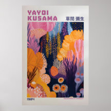 Yayoi Kusama Print, Modern Art Print, Yayoi Kusama