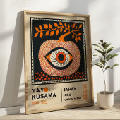 Poster Yayoi Kusama Stylized Pumpkin Retro Exhibition
