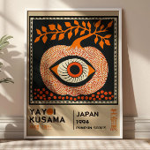 Poster Yayoi Kusama Stylized Pumpkin Retro Exhibition