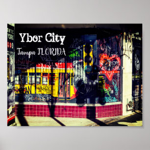 Poster Ybor City, Tampa FLORIDA