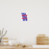 Poster YEA YEA RFK 2024 Robert Kennedy RFK Jr Campaign (Cuisine)