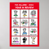 Poster Year In Review Instant Photo Family Collage (Devant)