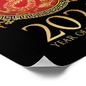 Poster Year Of The Dragon 2024 Chinese New Year Zodiac Lu (Coin)