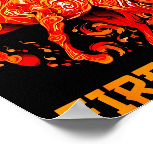 Poster Year Of The Fire Horse Happy Chinese Lunar New Yea (Coin)