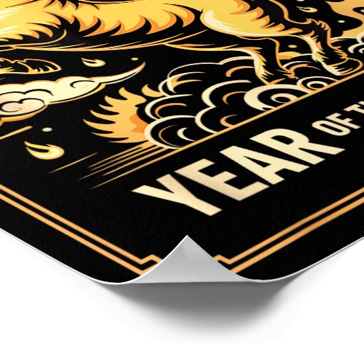 Poster Year Of The Horse – Chinese Zodiac New Year 2026 (Coin)