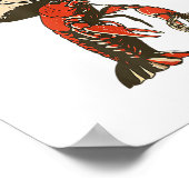 Poster Yee Claw Funky Crawfish Festival de fruits de mer  (Coin)