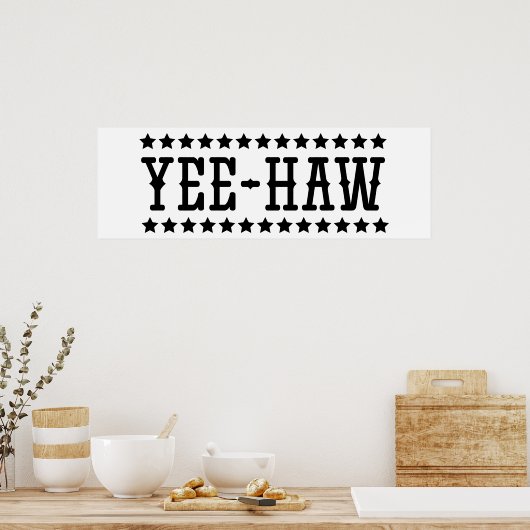 POSTER YEE-HAW (Cuisine)