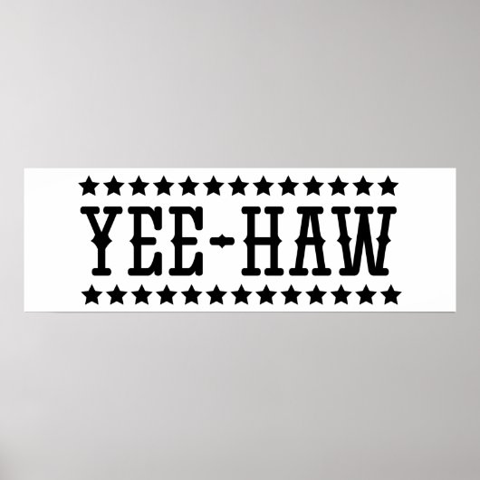 POSTER YEE-HAW (Devant)