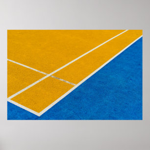Poster Yellow area rug