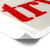 Poster Yellow Hand Holding Blue Lightning Czechoslovakia (Coin)