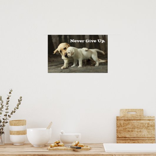 Poster Yellow Labrador Retriever (Cuisine)