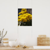 Poster Yellow marigolds bask in sunlight (Cuisine)