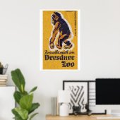 Poster Yellow Monkey - Matchbox Print - Aesthetic Wall (Bureau à domicile)