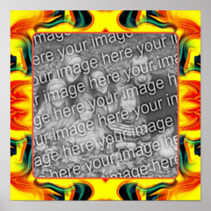 Poster Yellow Orange Green Swils Créez votre propre photo