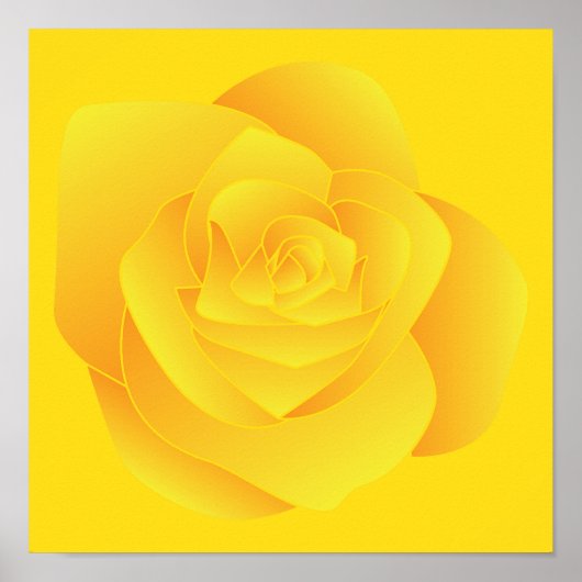 Poster Yellow Rose (Devant)