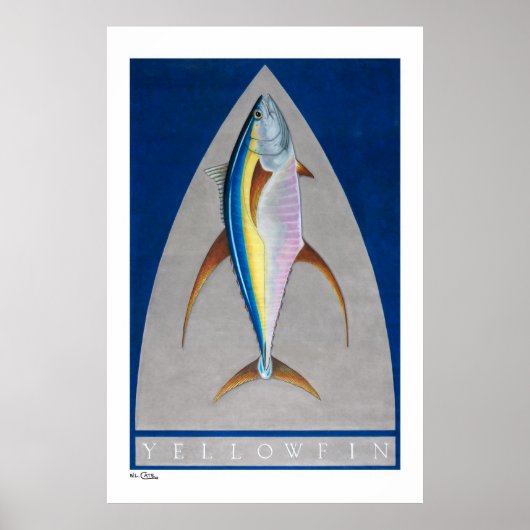 Poster Yellowfin Posters, Prints and Frames (Devant)