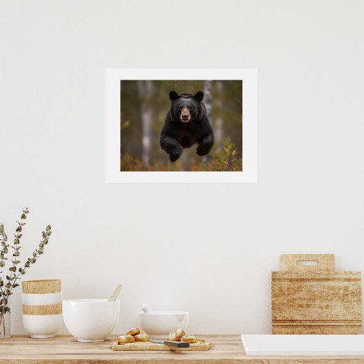 Poster Yellowstone Bear (Cuisine)