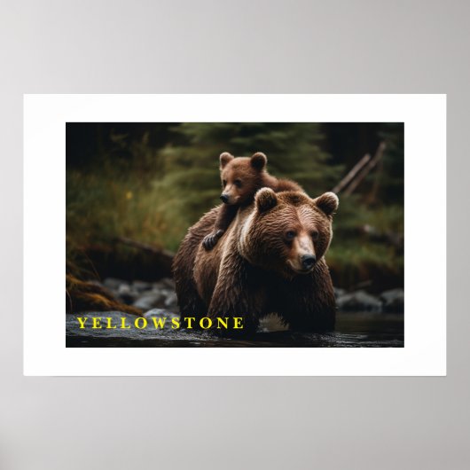 Poster Yellowstone Beer (Voorkant)