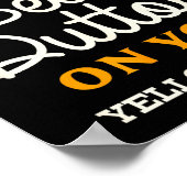 Poster Yellowstone - Don't Make Me Go Beth Dutton  (Coin)