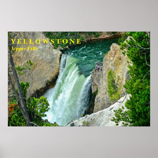 Poster Yellowstone Falls (Devant)