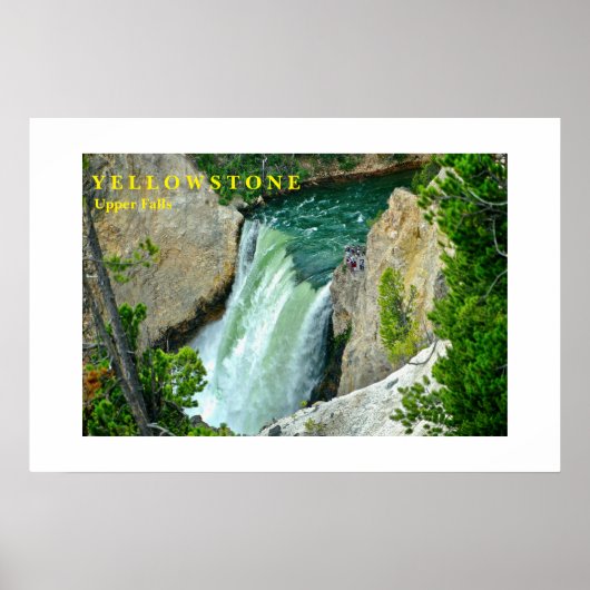 Poster Yellowstone Falls (Devant)
