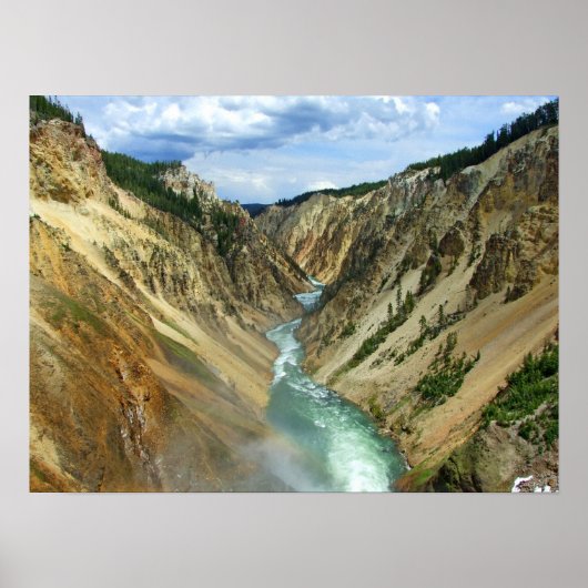 Poster Yellowstone Grand Canyon (Devant)