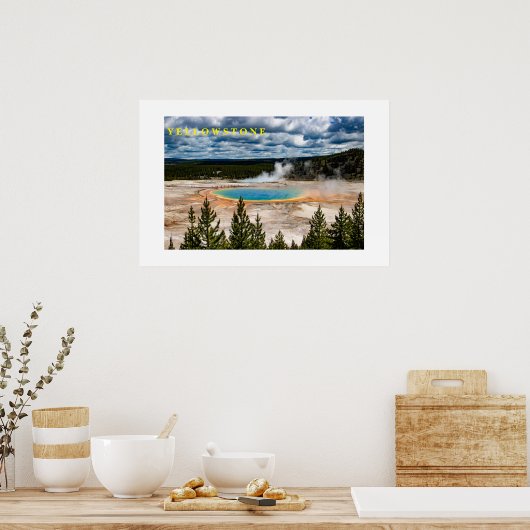 Poster Yellowstone Hot Pot (Keuken)