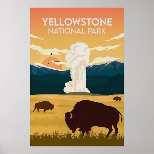 Poster Yellowstone I (Devant)