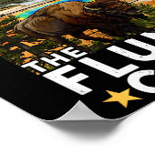 Poster Yellowstone National Park Bison Do Not Pet The Flu (Coin)