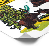 Poster Yellowstone Park, Wyoming (Coin)