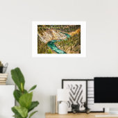 Poster Yellowstone River Canyon (Bureau à domicile)