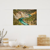 Poster Yellowstone River Canyon (Keuken)