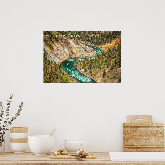 Poster Yellowstone River Canyon (Cuisine)
