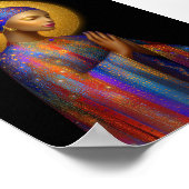 Poster Yemaya déesse de l'amour protection guérir Portrai (Coin)