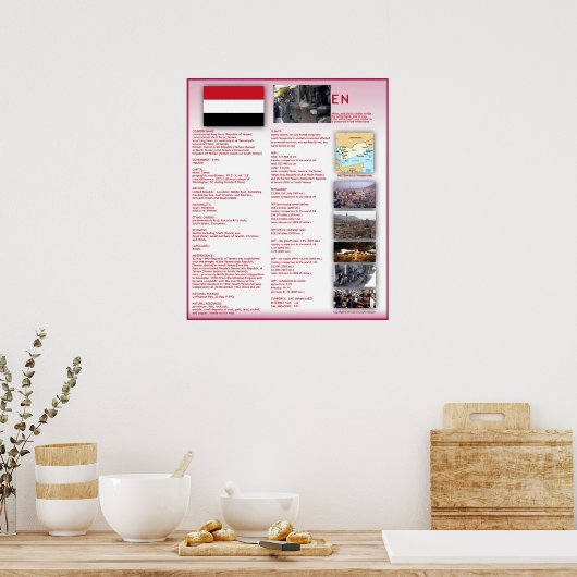 Poster Yémen (Cuisine)