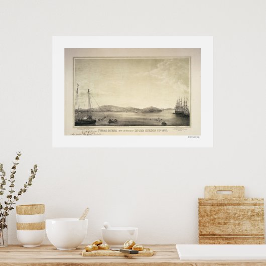 Poster Yerba Buena (maintenant San Francisco) Printemps 1 (Cuisine)