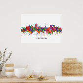 Poster Yerevan Armenia Skyline (Cuisine)