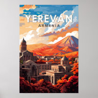 Yerevan Arménie Voyage Art Vintage