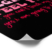 Poster Yes I Am Pregnant I Feel Fine Funny Pregnancy New (Coin)